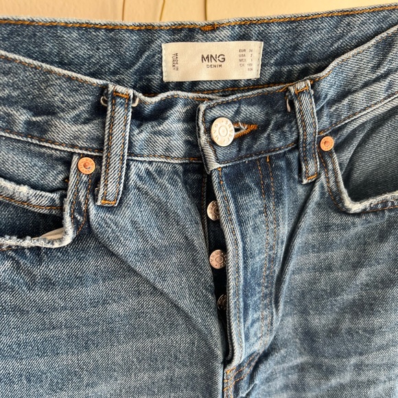 Mango High-rise ripped jeans - Picture 2 of 5